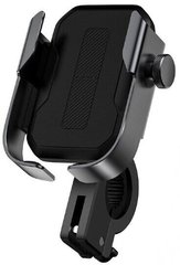 Вело-мото тримач для смартфона Baseus Armor Motorcycle - Black (SUKJA-01), ціна | Фото