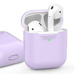 Чохол для Apple AirPods MIC Silicone Case for Apple AirPods - White, ціна | Фото