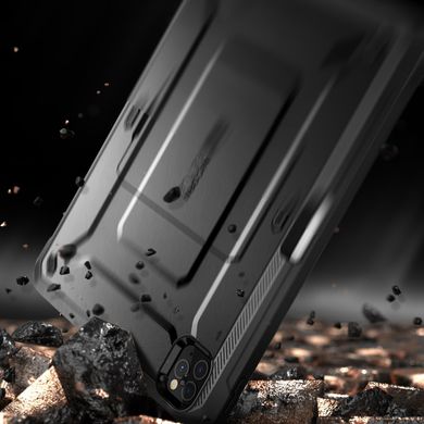 Противоударный чехол-книжка с защитой экрана SUPCASE UB Pro Full Body Case for iPad Pro 12.9 (2018 | 2020) - Black, цена | Фото