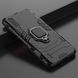 Ударопрочный чехол Transformer Ring под магнитный держатель для Xiaomi Mi CC9 / Mi 9 Lite - Черный / Soul Black, цена | Фото 7