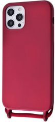 Чехол с ремешком MIC Lanyard Case (TPU) iPhone 11 Pro - Bright Pink, цена | Фото