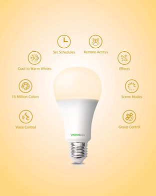 Умная лампа c поддержкой Apple Homekit VOCOlinc Smart Light Bulb Color (L3), цена | Фото