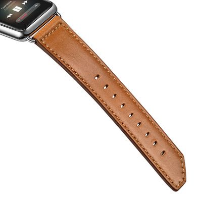 Ремешок JINYA Classic Leather Band for Apple Watch 38/40/41 mm (Series SE/7/6/5/4/3/2/1) - Brown (JA4116), цена | Фото