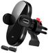 Автодержатель с беспроводной зарядкой USAMS Wireless Charging Car Holder 15W (Air Vent) - Black (US-CD132), цена | Фото 1