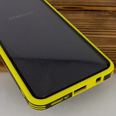 Прозрачный TPU+PC чехол Epic с цветным бампером для Samsung Galaxy A50 (A505F) / A50s / A30s - Розовый, цена | Фото