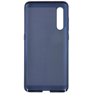 Ультратонкий дихаючий Чохол Grid case для Xiaomi Mi 9 - Темно-Синій, ціна | Фото