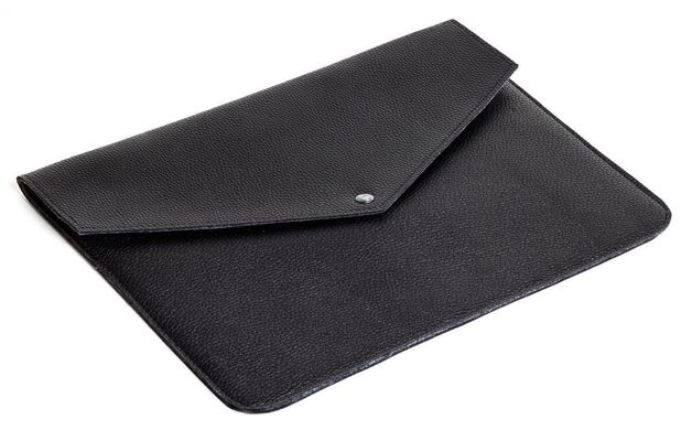 Кожаный чехол-конверт Gmakin для MacBook Pro 13 (2016-2022) | Air 13 (2018-2020) | Air 13.6 (2022-2024) M2/М3 - Black (GM54-13New), цена | Фото