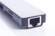 Переходник для MacBook ZAMAX 8in1 (2xPD/2xUSB/4K HDMI/RJ45/SD/mSD) - Gray, цена | Фото 4