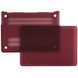 Пластиковый матовый чехол-накладка STR Matte Hard Shell Case for MacBook Air 13 (2012-2017) - Wine Red, цена | Фото 2