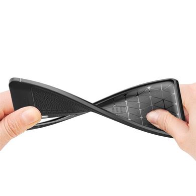 TPU чехол фактурный (с имитацией кожи) для Xiaomi Mi Note 10 / Note 10 Pro / Mi CC9 Pro - Черный, цена | Фото