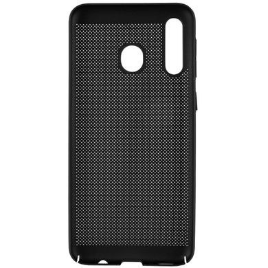 Ультратонкий дышащий чехол Grid case для Samsung Galaxy M30 - Черный, цена | Фото
