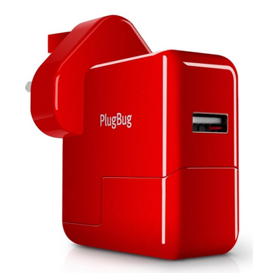 Twelvesouth PlugBug World White/Red (2.1 A) (TWS-12-1211), цена | Фото