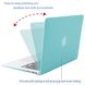 Пластиковый матовый чехол-накладка STR Matte Hard Shell Case for MacBook Air 13 (2012-2017) - Wine Red, цена | Фото 4