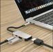 Хаб ZAMAX Aluminum Series 3in1 (USB 3.0+HDMI(4K)+Type-C) - Gray, ціна | Фото 2