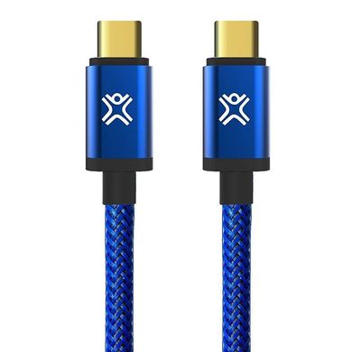 Кабель XtremeMac Type-C to Type-C Ballistic Cable Blue (1.2 m) (XCL-UCC-23), ціна | Фото