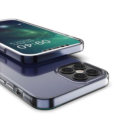 Силиконовый тонкий прозрачный чехол STR Clear Silicone Case 0.5 mm для iPhone 12 mini - Clear, цена | Фото