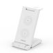 Док-станция DUZZONA W10-A 3-in-1 Wireless Charger Stand - White, цена | Фото 1
