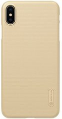 Матовый чехол-накладка Nillkin Super Frosted Shield Case for iPhone X/Xs - Rose gold, цена | Фото