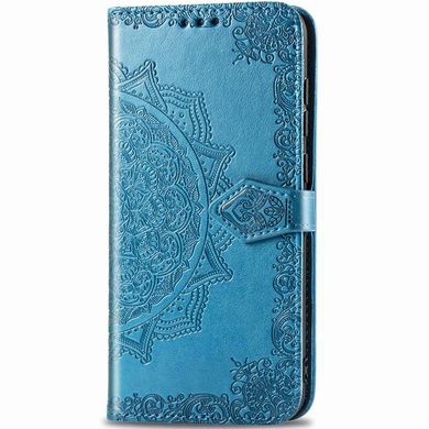 Шкіряний чохол (книжка) Art Case із візитницею для Samsung Galaxy M10 - Синій, ціна | Фото