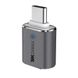 Перехідник ZAMAX mini OTG Type-C to USB 3.0 - Gray, ціна | Фото 1