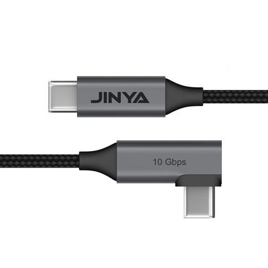 Кабель JINYA Type-C 3.1 GEN 2 Cable (1,5m; 87W; 10Gbps) - Black (JA5010), цена | Фото