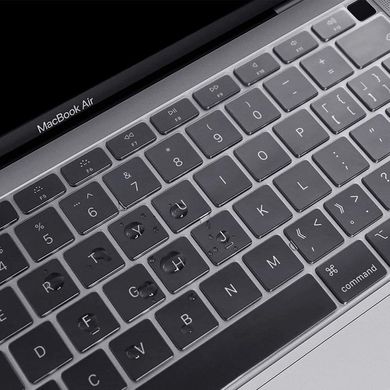 Накладка на клавіатуру STR для MacBook Air 13 (2020) - Прозора US, ціна | Фото