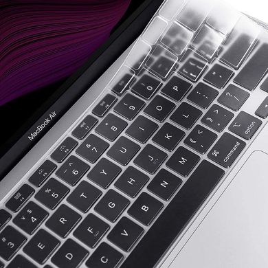 Накладка на клавиатуру STR для MacBook Air 13 (2020) - Прозрачная US, цена | Фото