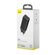 Зарядное устройство Baseus GaN Quick Travel Charger 65W (2 Type-C + 1 USB) - White, цена | Фото 6