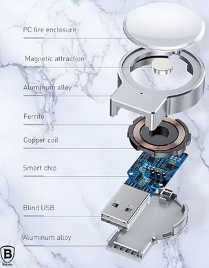 Беспроводное зарядное устройство для Apple Watch Baseus Dotter - White (WXYDIW02-02), цена | Фото