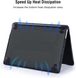 Пластиковая накладка c силиконовым бампером STR Dual Color Hard Case for MacBook Air 13.6 (2022-2024) M2/М3 - Black/Black, цена | Фото 4