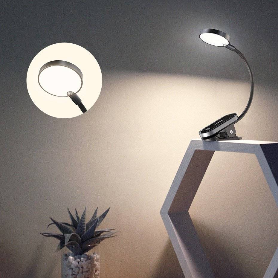 LED лампа для дома Baseus Comfort Reading Mini Clip