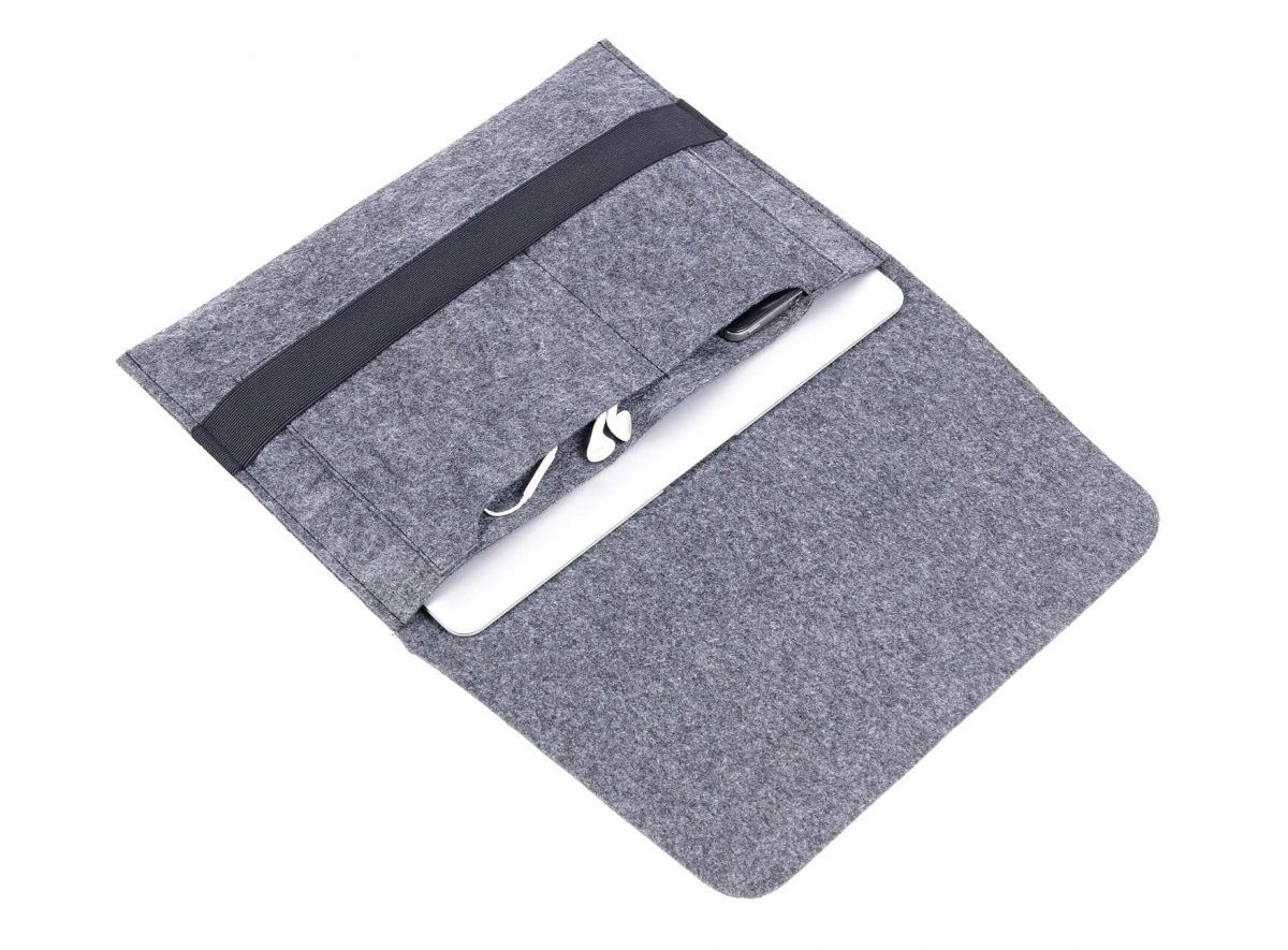 Чехол-конверт Gmakin для MacBook Air 13 / Pro Retina 13 (2012-2015) - Black (GM14)