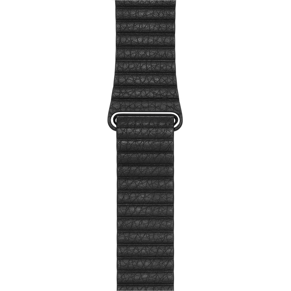 Кожаный ремешок STR Leather Loop Band for Apple Watch 42/44 mm - Black