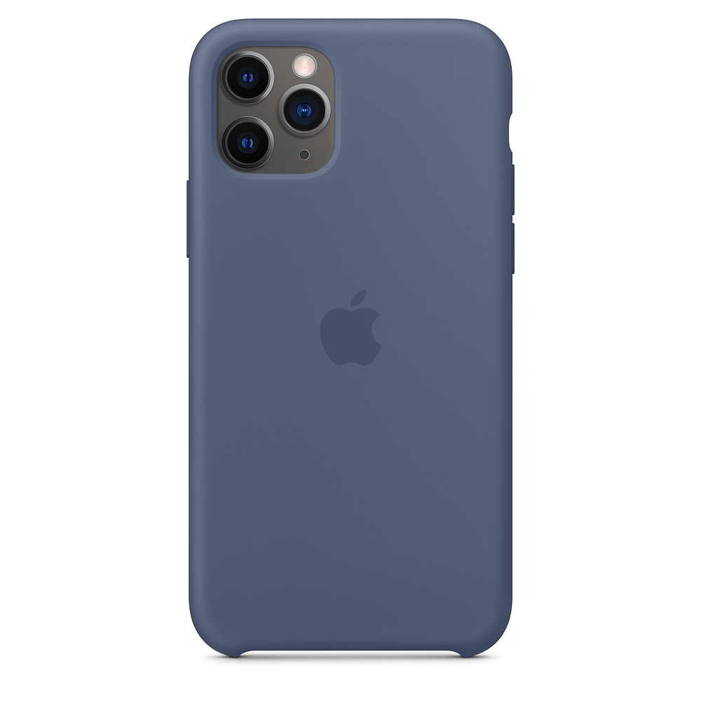 Чехол STR Silicone Case for iPhone 11 Pro Max - Alaskan Blue (Лучшая копия)