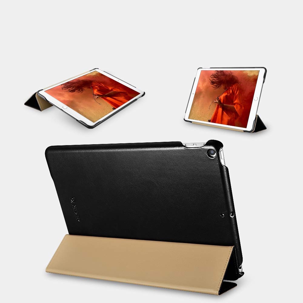 Чехол iCarer Vintage Genuine Leather Folio Case for iPad Air 3 10.5 (2019) - Black