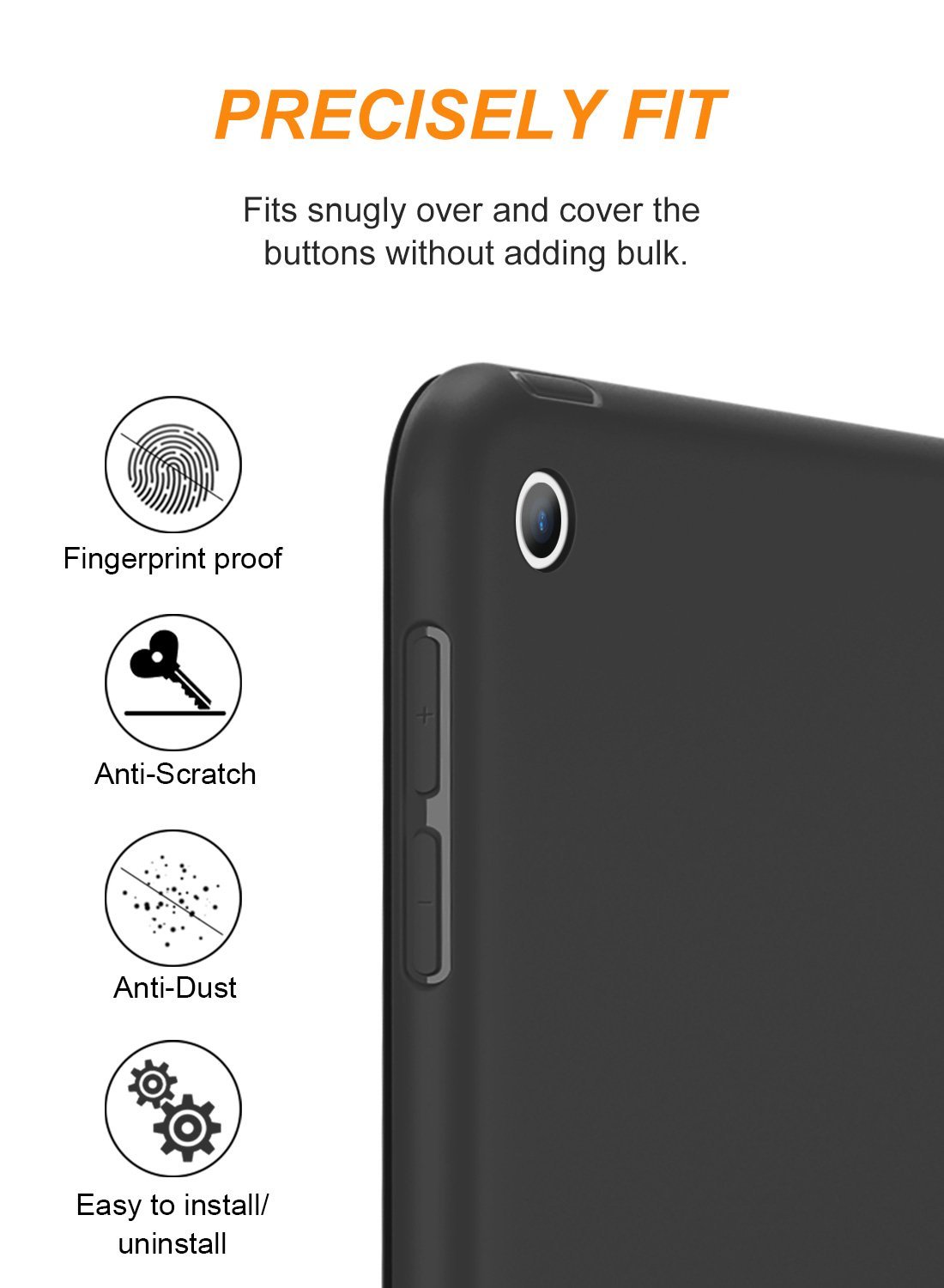 Чехол Soft Case для iPad Mini - Black