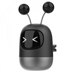 Автомобильный ароматизатор STR Emoji Robot - Happy Black, цена | Фото