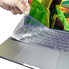 Накладка на клавиатуру STR для MacBook Pro 14 (2021) / Pro 16 (2021) - Прозрачная EU, цена | Фото
