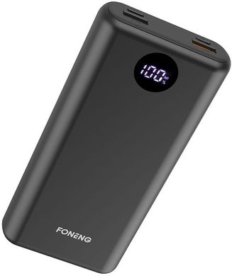 Портативний зарядний пристрій FONENG Q10 PD+QC PowerBank (20000 mAh) - White, ціна | Фото