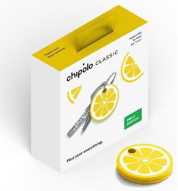 Поисковая система CHIPOLO CLASSIC FRUIT EDITION Желтый лимон, цена | Фото