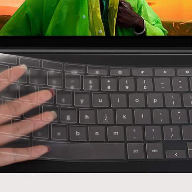Накладка на клавіатуру STR для MacBook Air 13.6 (2022) M2 | Pro 14 (2021) | Pro 16 (2021) - Прозора EU, ціна | Фото