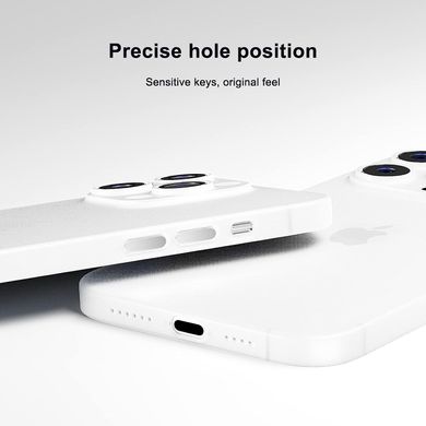 Ультратонкий чехол STR Ultra Thin Case for iPhone 14 - Frosted White, цена | Фото