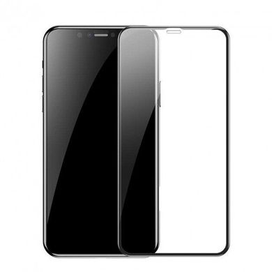 Захисне скло Baseus Full Coverage Tempered Glass for iPhone X/Xs/11 Pro - Black (SGAPIPHX-KC01), ціна | Фото