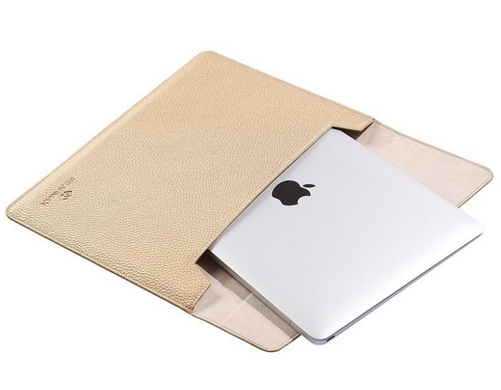 Чохол WIWU Gearmax Ultra-Thin Sleeve for MacBook 12 - Gold, ціна | Фото