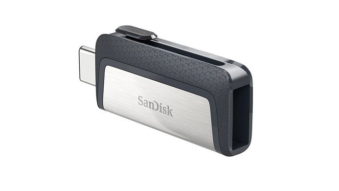 Флешка SanDisk Ultra Dual Type-C USB 3.1 OTG и USB Type-A for Apple Mac / PC 64GB, ціна | Фото