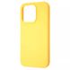 Чохол WAVE Full Silicone Cover iPhone 15 Pro Max - Yellow