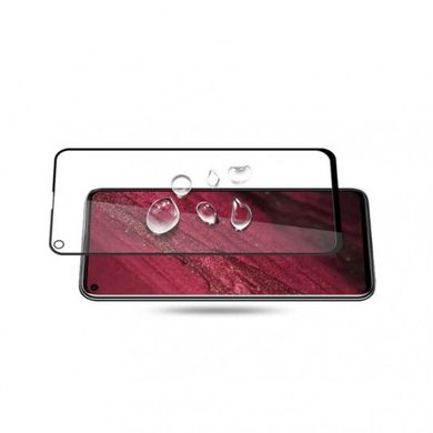 Защитное цветное стекло Mocolo (full glue) на весь экран для Huawei Nova 4 - Чорний, ціна | Фото