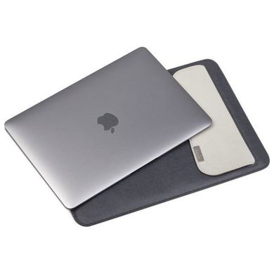Чехол Moshi Muse 12 Microfiber Sleeve Case Graphite Black for MacBook 12" (99MO034003), цена | Фото