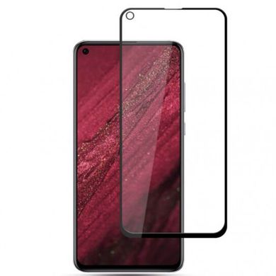 Защитное цветное стекло Mocolo (full glue) на весь экран для Huawei Nova 4 - Чорний, ціна | Фото