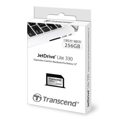 Карта пам'яті Transcend JetDrive Lite 256GB Retina MacBook Pro 13' Late 2012-Early 2015 (TS256GJDL330), ціна | Фото